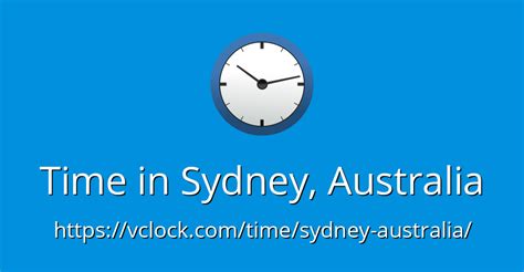 Time in Sydney, Australia now.